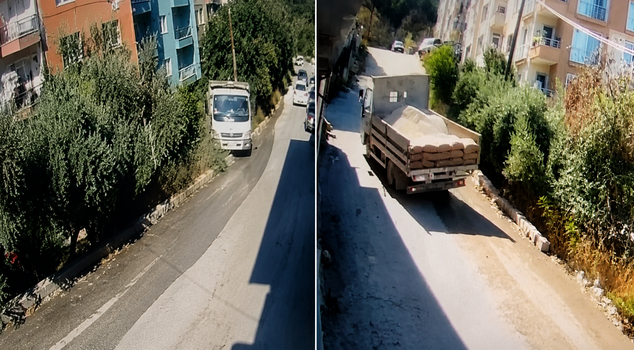 A truck flew into a garden in Hatay: A mother of 10 children lost her life.