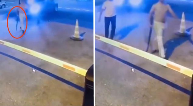 Bloody feud grows in Batman: Long-barreled weapon assault on a compound captured on camera