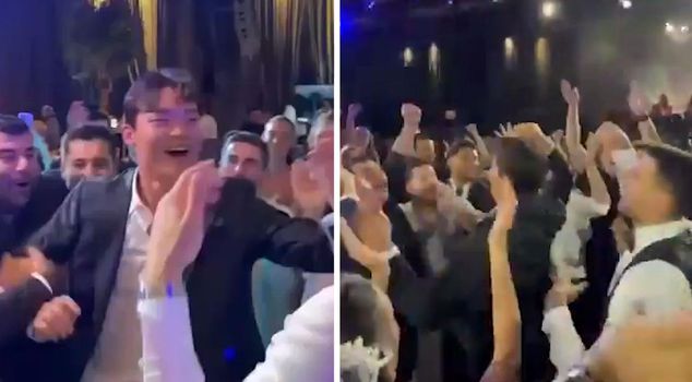 Hyeon-gyu Oh stole the show at Ersin Destanoglu's wedding! He went wild when that song started playing.