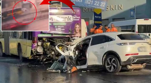 The accident in Istanbul, in which 3 people lost their lives, was captured on camera.