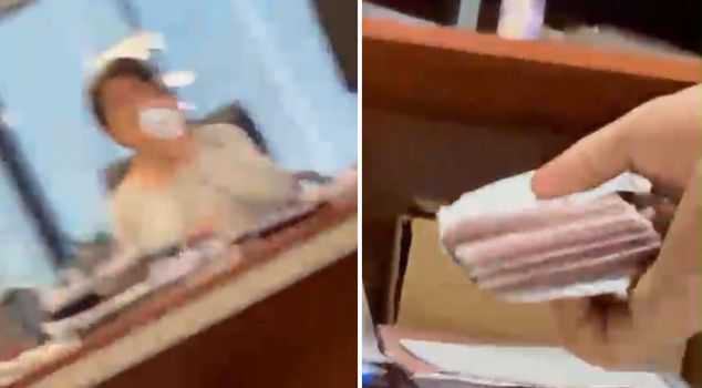 Footage of the bribery scandal at the municipality has emerged: Put it there, I'll take it from there.
