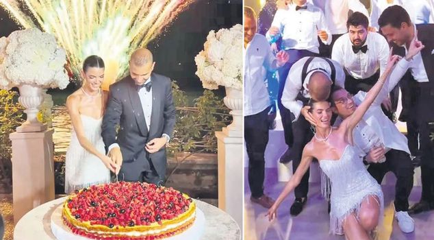 Society is talking about this wedding! A total of 165 million lira was spent.