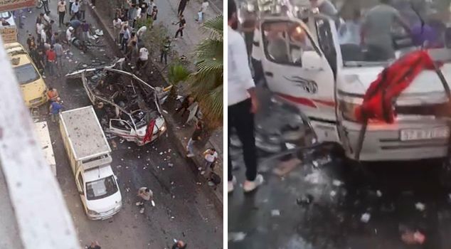 Explosion in a minibus in Damascus, the capital of Syria: There are dead and injured