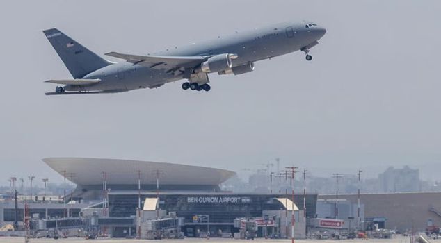 ВВС США начали выводить самолёты-заправщики из аэропорта Бен-Гурион