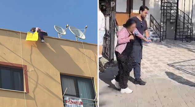 A woman who claimed she was defrauded by a real estate agent attempted suicide.