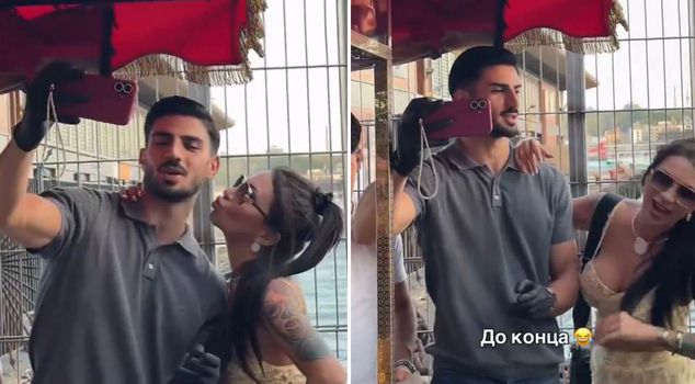 The kiss that angered the handsome corn seller