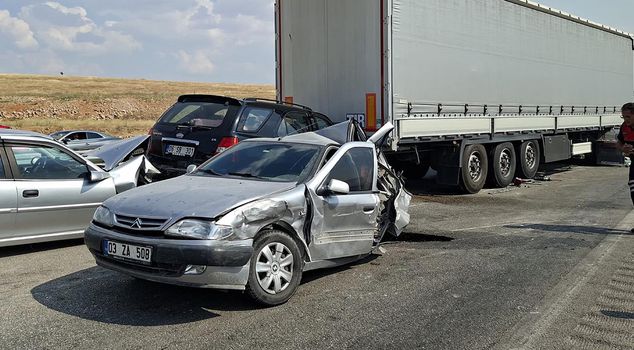 Visibility decreased due to stubble burning; 13 vehicles collided.