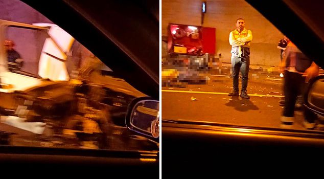 حادث مروع في النفق: 3 قتلى وجريح واحد في حالة خطيرة