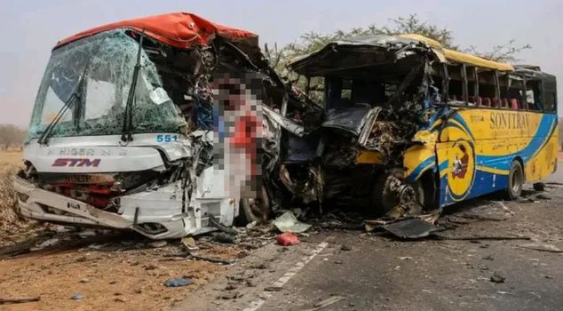The death toll in the bus collision in Niger has risen above 20.