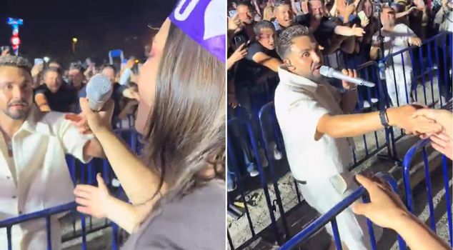 Famous rapper Sefo went after the microphone he lost to a fan.
