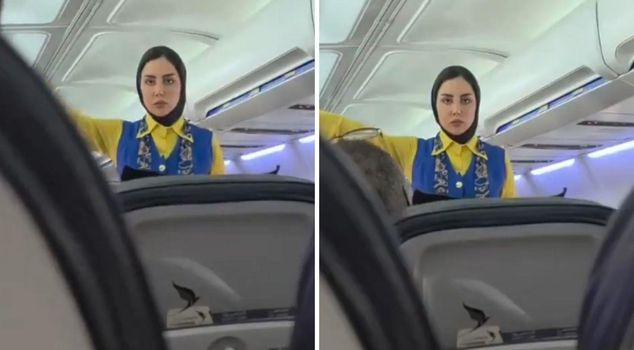 قالت لا تسحبوني، لم يستمعوا لها! رد فعل المضيفة على الركاب الذين يسحبونها أصبح فيروسيًا!