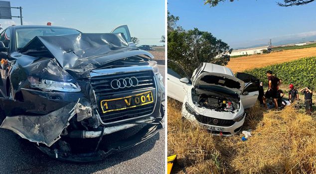 Bandırma Mayor Mirza, from the Republican People's Party (CHP), was involved in a traffic accident with his official vehicle: 3 injured