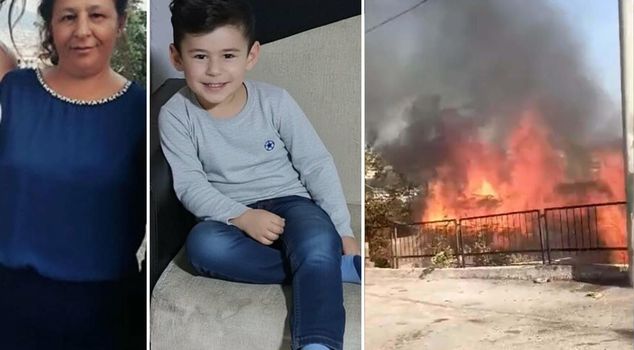 Tragic event that plunged Izmir into mourning: Grandmother and grandson lost their lives in a fire.