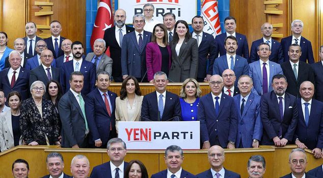 Support statement from NEW Party deputies for Özgür Özel: We are firmly and arm in arm behind him.
