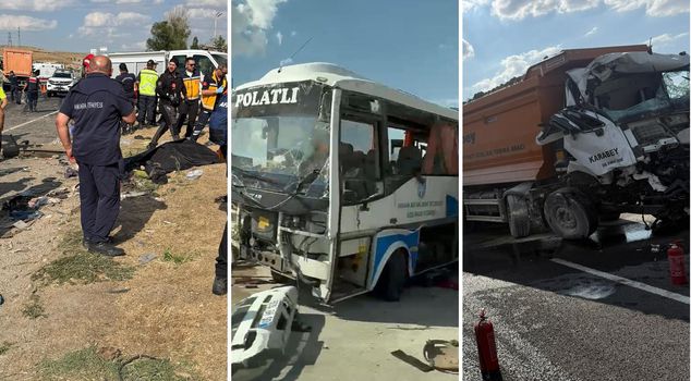Terrible accident in Ankara: There are dead and injured