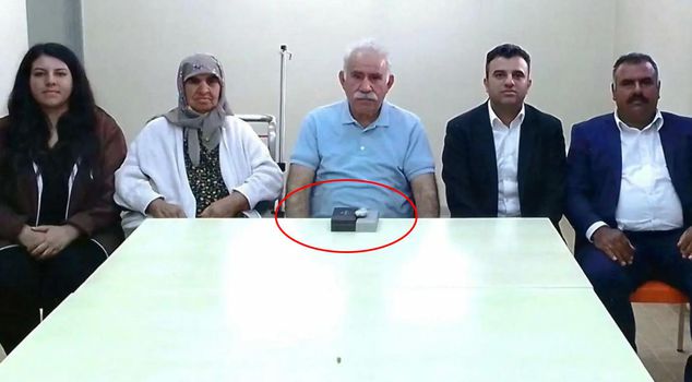 The secret of the boxes on the table during Öcalan's family visit has been revealed.