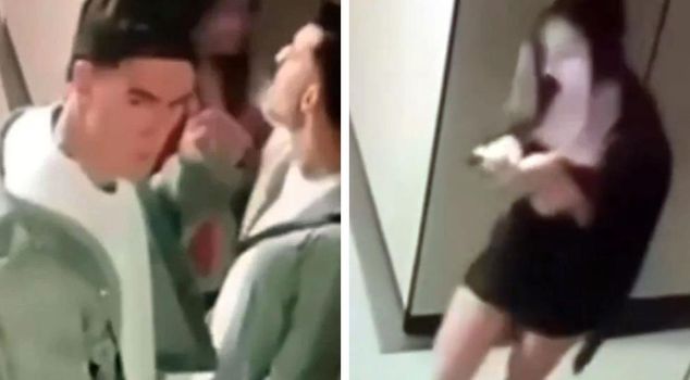 Footage of Vlahovic being caught at a hotel with five escorts has resurfaced.