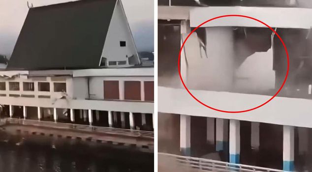 7.7 magnitude earthquake in Indonesia! Terrifying moments captured on camera