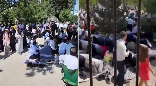 Alihan Kuriş was brought to Ankara, 'Süleymancılar' gathered at the Capital Nation's Garden for support.