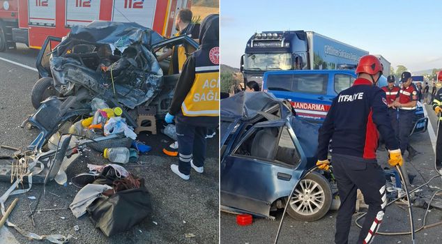 A mother and her 7-year-old son lost their lives in the vehicle that was reduced to scrap.