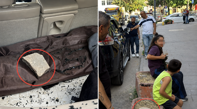 The road rage fight in traffic horrified everyone: They broke the window with a stone and beat him in front of his family.