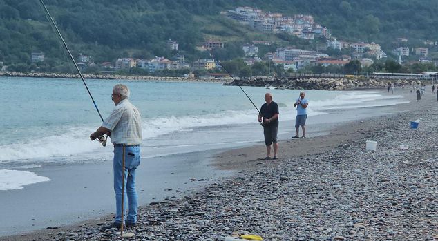 Fish abundance in the Black Sea: Everyone grabbed their fishing rods and rushed to the shore, buckets filled up.