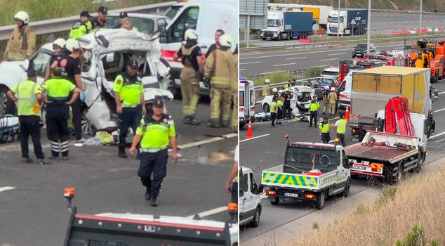 Accident on Northern Marmara Motorway: 3 dead, 1 of them a child, 5 injured