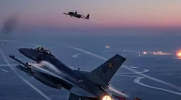 NATO F-18s shot down the drone that entered Romanian airspace.