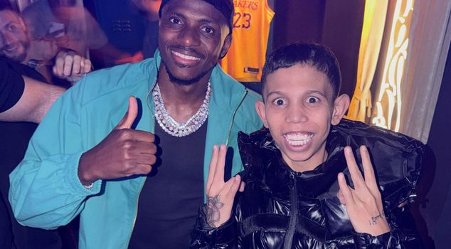 Golden Boy Ahmet Sinci met with Victor Osimhen