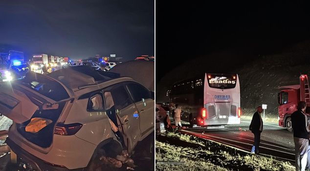 В Эрзинджане пассажирский автобус попал в аварию: 7 человек ранены, 1 тяжело.