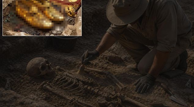 Look at what was found in the tomb of a young woman who died 1,500 years ago.