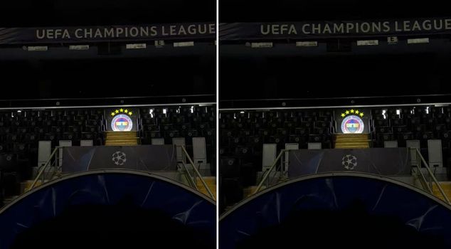 Look at the sound coming from the stadium speaker before the historic match.