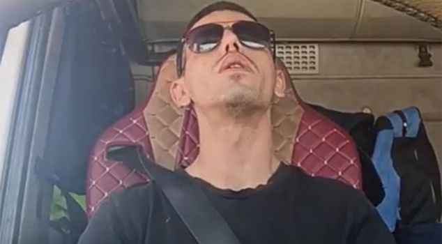 The truck driver sang live on air 1 hour before the accident.