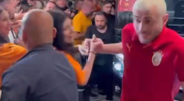 The young girl shouted, 