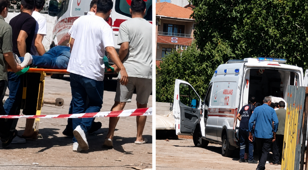In Sultanbeyli, workers were trapped under the roof during work: 2 injured, 1 seriously.