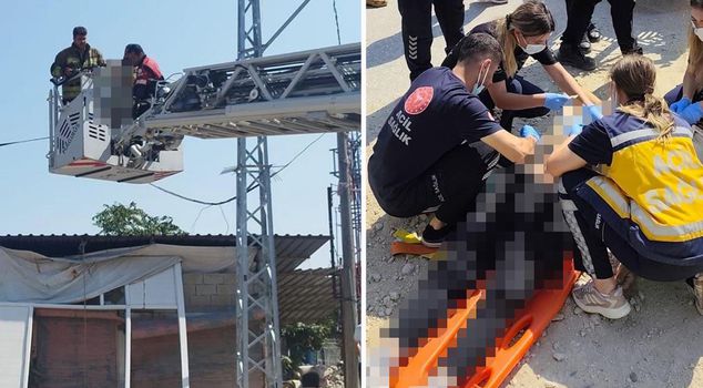 На электрическом столбе было найдено мужское тело