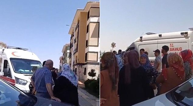 An elderly woman lost her life after falling from the balcony.
