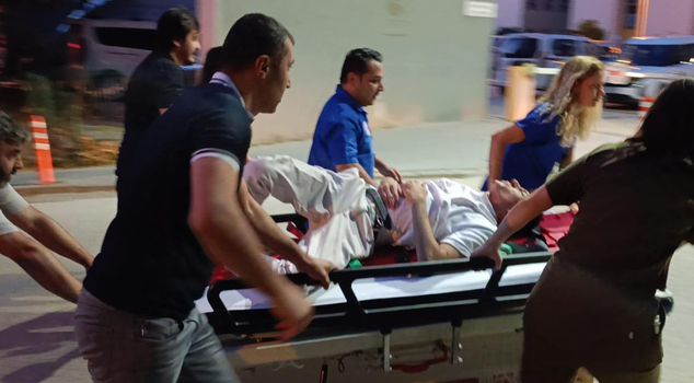 The doctor jumped over the emergency room wall and treated the injured motorcyclist.