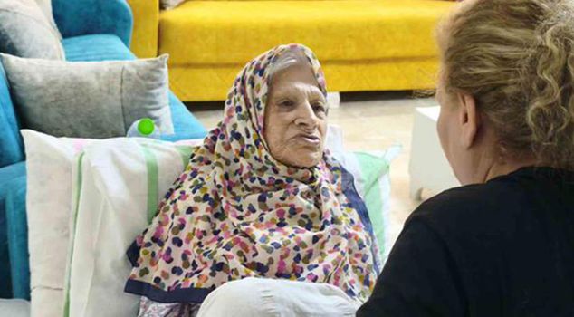 Hanuf Nine, living in Hatay, defies the years.