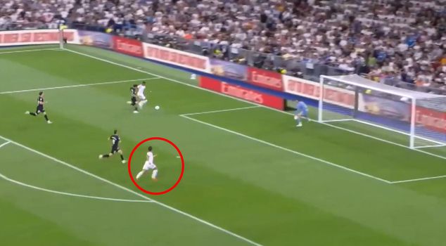 Would you look at what they did to Arda Güler? There is a huge reaction from the stands.