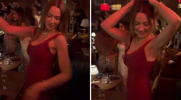 Provocative poses from Hadise and legendary dancing! She rocked Beirut.