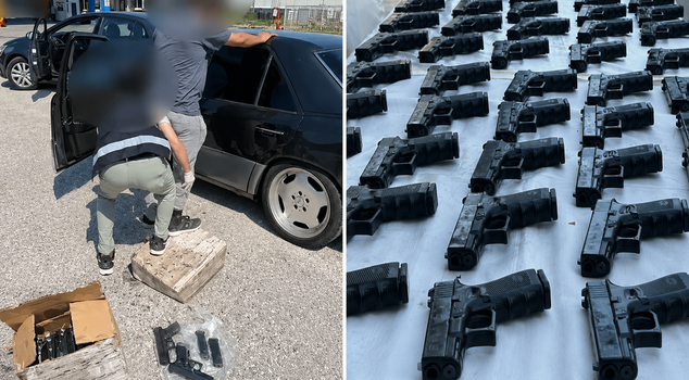 Operation against weapon shipment in Sakarya: 100 unlicensed pistols seized