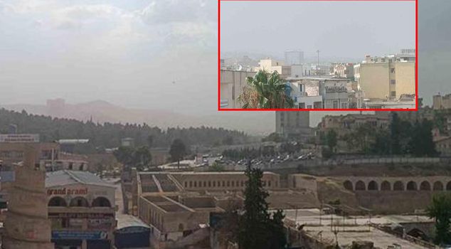 Extraordinary weather event in Şanlıurfa! This time it came from the north.