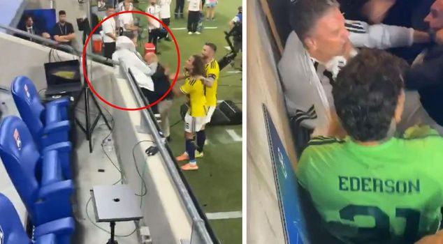 The name of the person who kicked Guendouzi has been revealed.