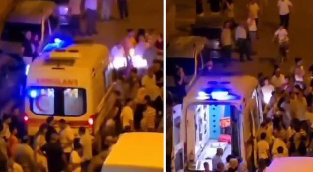 A woman was seriously injured in an armed attack on the street.