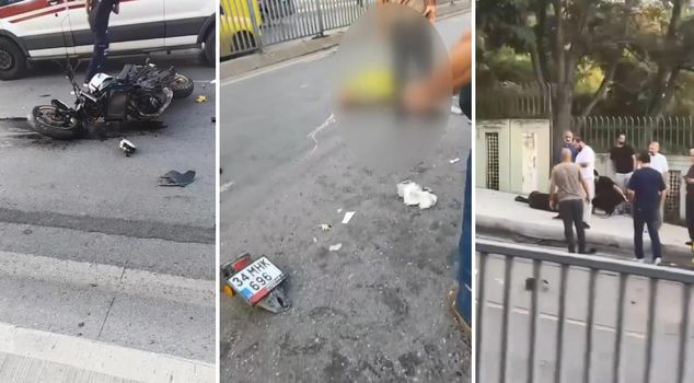 اصطدم راكبا دراجتين ناريتين اصطدامًا مروعًا! في الحادث المروع فقد شخص واحد حياته