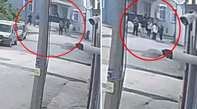 أطلق صاحب المنزل النار من شرفته ببندقية على مستأجره الذي كان يضربه في منتصف الشارع، مما أدى إلى مقتله.