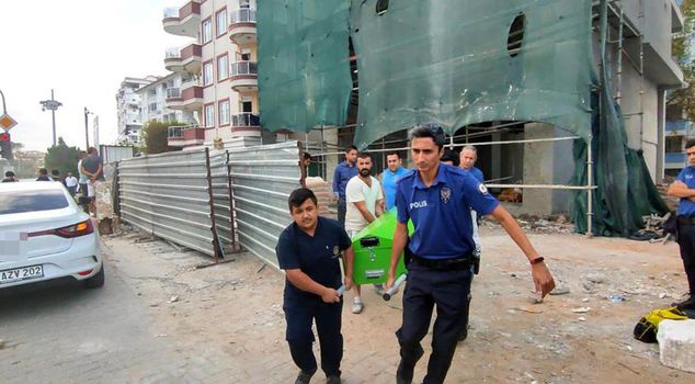 A construction worker died after a fall in Alanya.