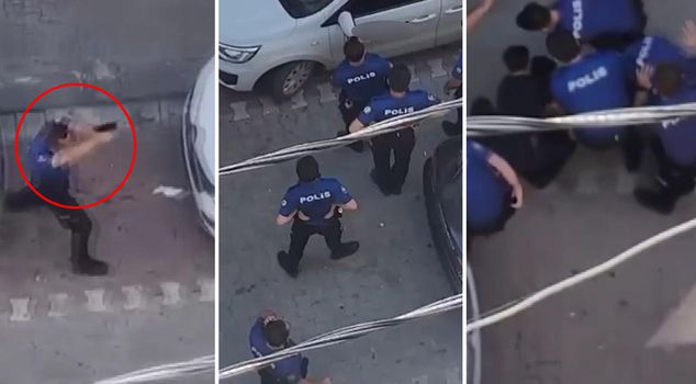 Tough moments for police teams! They had to fire into the air.
