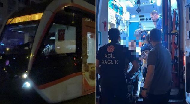 Busy night in Kayseri! A person injured by a gunshot boarded the tram.